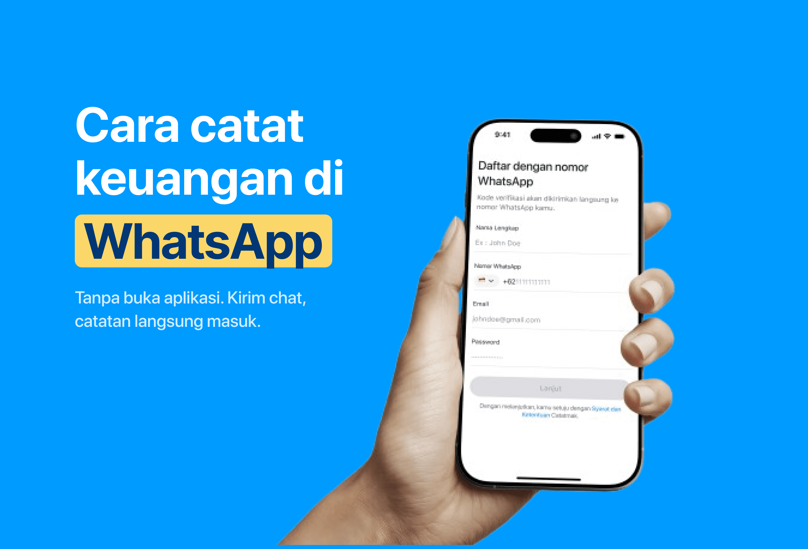 Cara Catat Keuangan Lewat WhatsApp di Catatmak