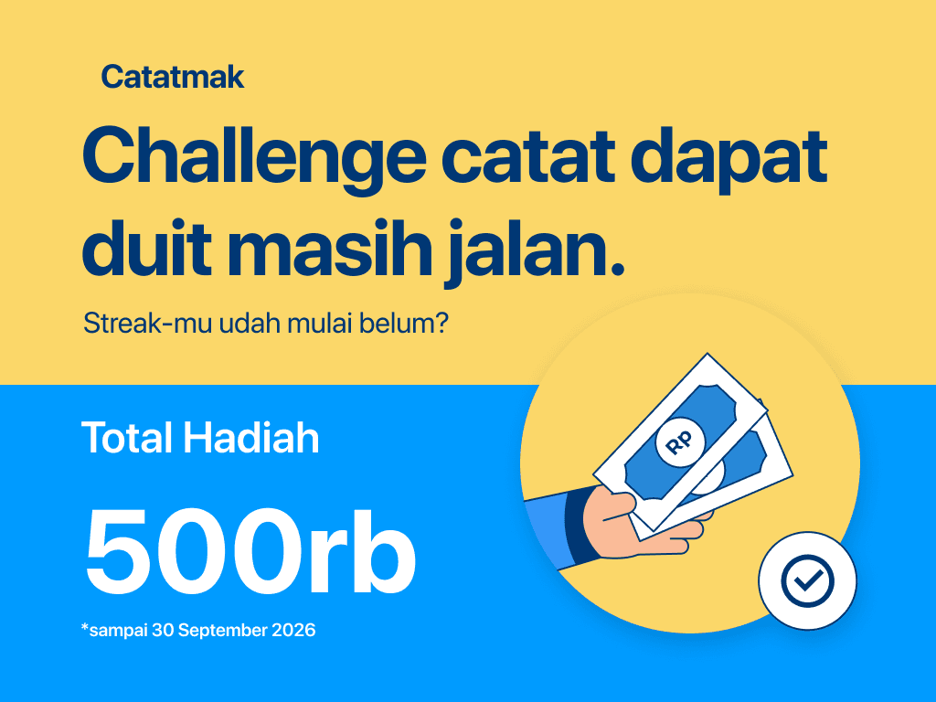 Challenge Catat & Dapat Duit Catatmak: Cara Ikut dan Syaratnya